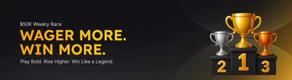 Wager more. Win More. At 96 Casino